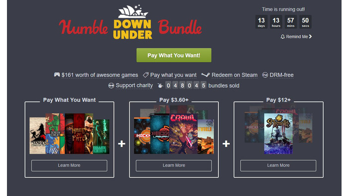 「Humble Down Under Bundle」開催―「火吹山の魔法使い」PCゲーム版やファンタジーボードゲーム『Armello』など