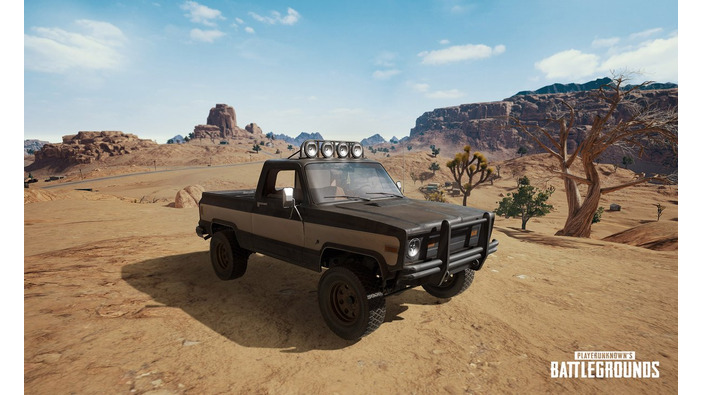 『PUBG』砂漠マップ専用の「新車両」ビジュアル公開―開放式の荷台付トラック！