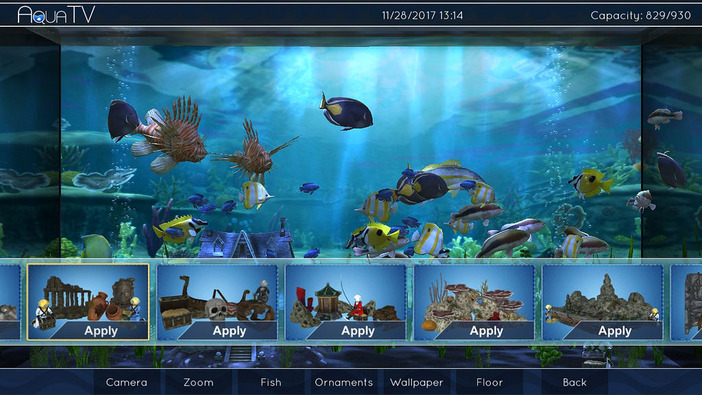 PS4向け新作『Aqua TV』海外発売へ…リビングのテレビが巨大水槽に