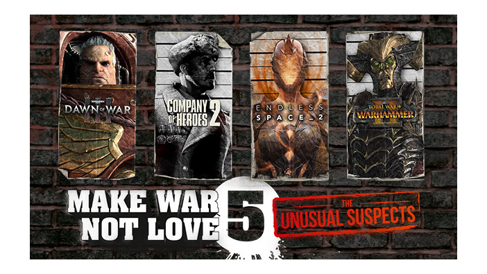 セガ、海外向けストラテジーゲームイベント「MAKE WAR NOT LOVE 5」開催！参加だけでもSteamゲーム入手可能