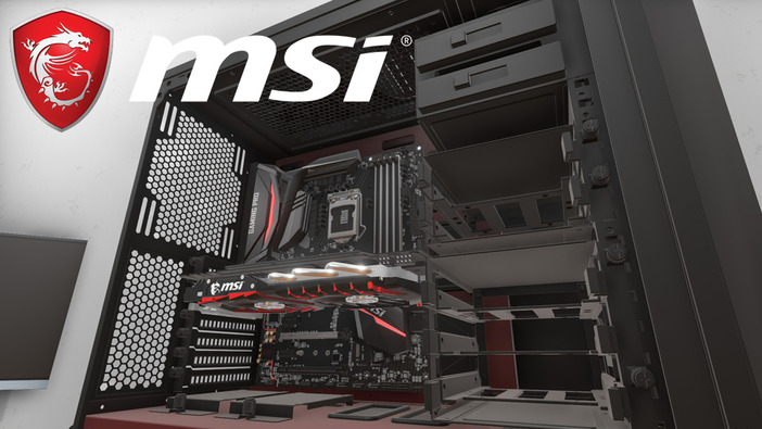 PC自作シム『PC Building Simulator』最新映像！ MSIとの提携も発表