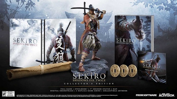 『SEKIRO: SHADOWS DIE TWICE』刀を構えたクールなフィギュア付きコレクターズエディションが海外発表