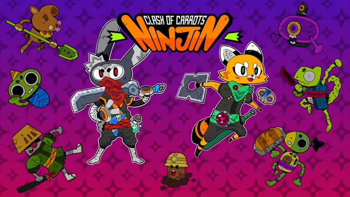 猫狐忍者2DドットスクロールACT『Ninjin: Clash of Carrots』発売！―オンラインCo-op対応