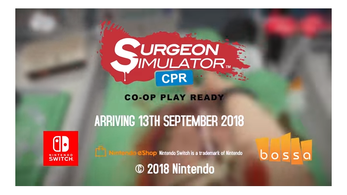 どこでも一緒に手術！スイッチ版『Surgeon Simulator CPR』海外向けに9月13日発売決定