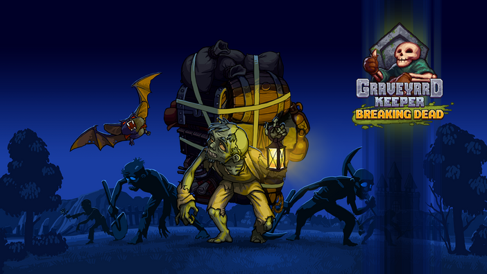 暗黒墓守シム『Graveyard Keeper』死体をゾンビ化し労働力とする無料拡張「Breaking Dead」配信！