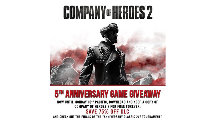 Steamにて、WW2RTS『Company Of Heroes 2』が期間限定無料配布！DLCセールも実施