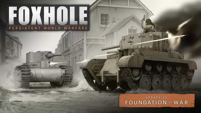 見下ろし視点の戦争MMO『Foxhole』に大規模アップデート「Foundation of War」配信！