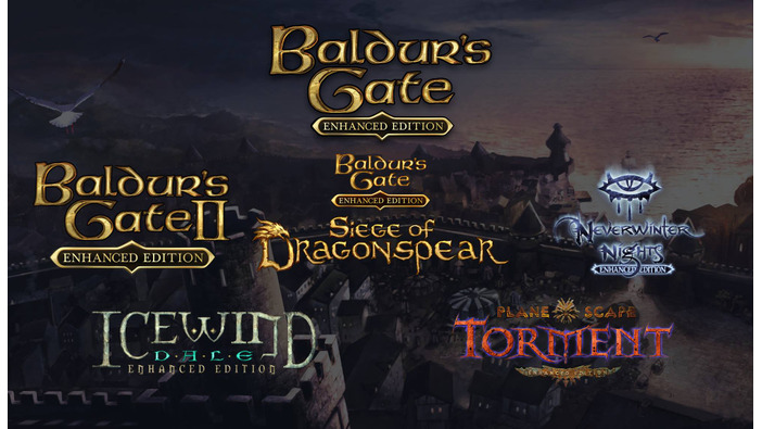 『Baldur's Gate』や『Neverwinter Nights』など名作PCゲーム6作品のコンソール初移植が発表！