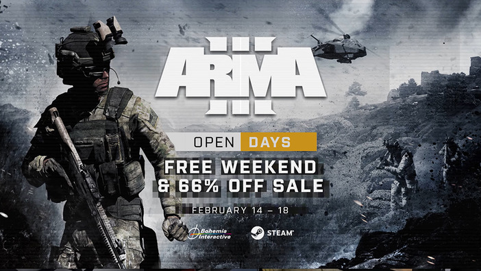 ミリタリーサンドボックス『Arma 3』、2月14日から4日間のフリープレイがスタート