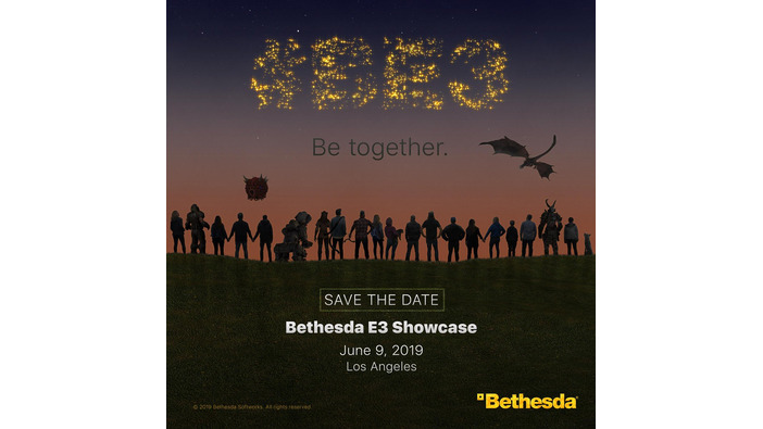 今年もやるぞ！ベセスダ・ソフトワークス、E3 2019ショーケースの開催を告知