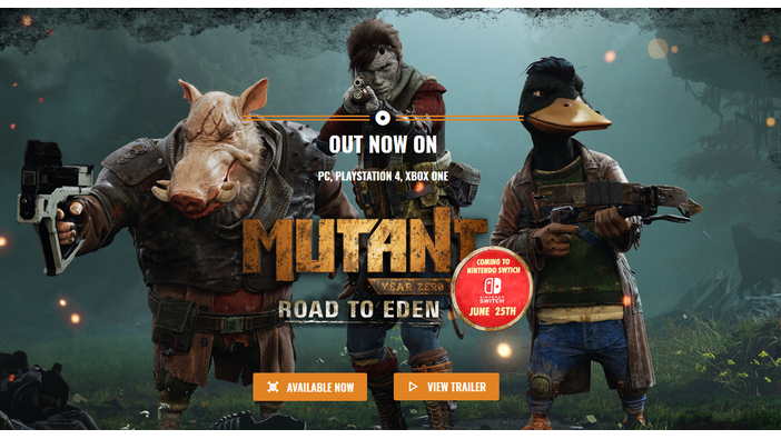 ターン制戦術ADV『Mutant Year Zero: Road to Eden』海外スイッチ版が6月発売、DLC収録の豪華版も