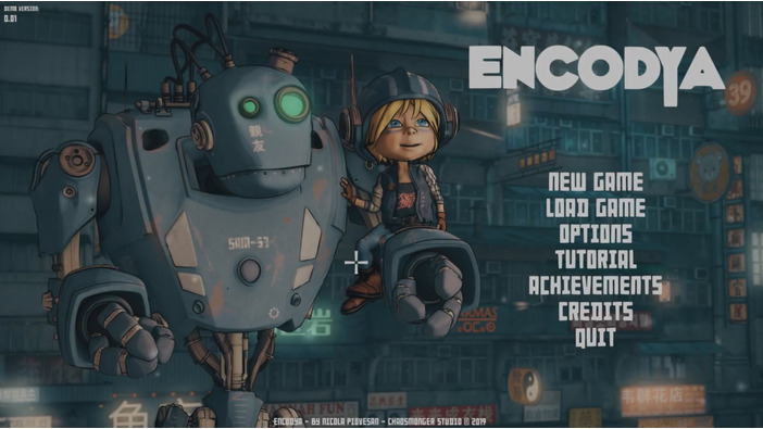 サイバーパンクアニメ「Robot Will Protect You」のゲーム版『ENCODYA』が開発中