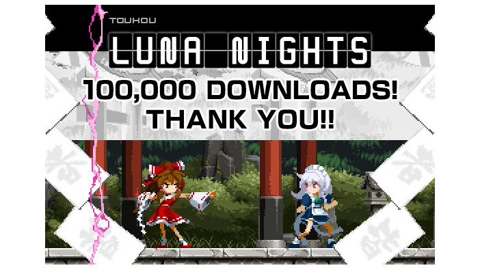 「東方Project」二次創作メトロイドヴァニア『Touhou Luna Nights』販売本数が10万本を突破