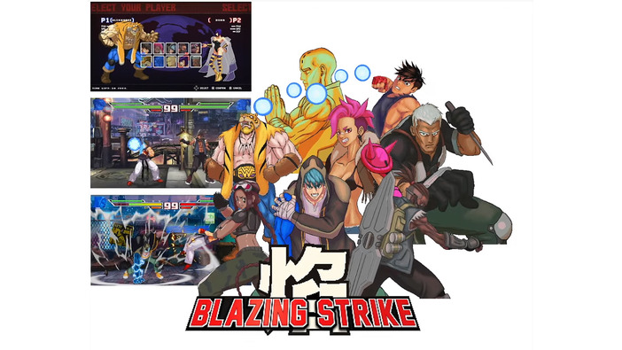 レトロスタイル2D格ゲー『Blazing Strike』Kickstarter開始！ 黄金時代の作品からインスパイア