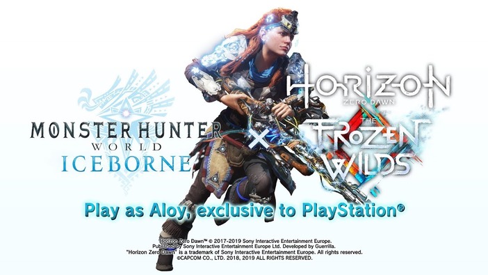 PS4『モンハンワールド：アイスボーン』と『Horizon Zero Dawn：凍てついた大地』のコラボが海外向けに発表！ティーザー動画も公開