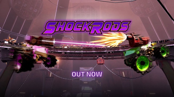 車で撃ち合うアリーナシューター『ShockRods』Steam配信開始！『カーマゲドン』開発元の新作