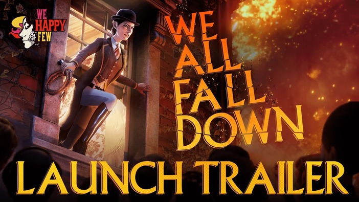 ディストピアADV『We Happy Few』ビクトリア・ビングが主人公の最終DLC「We All Fall Down」11月19日配信…ローンチトレイラーも公開
