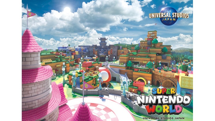 USJ「任天堂」テーマエリア『SUPER NINTENDO WORLD』の新ビジュアルを公開！ピーチ城やクッパ城、「マリオカート」のアトラクションもある夢の空間