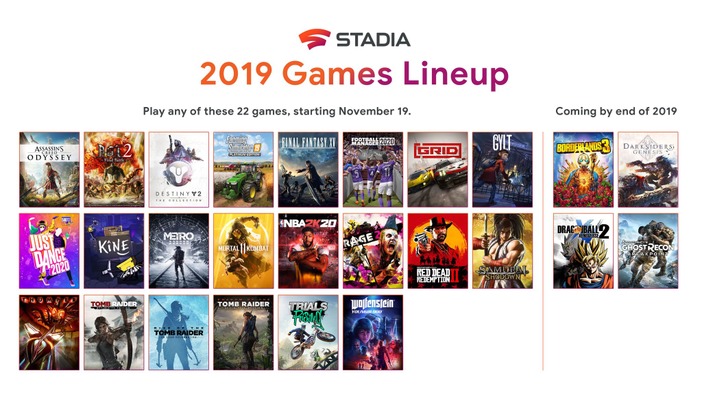 Stadiaは2020年内に120本以上のゲーム提供を目指す…上半期には10以上の時限独占タイトルも
