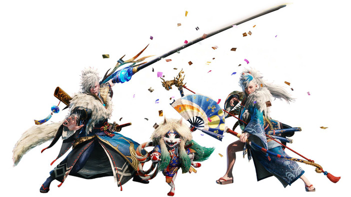 PS4『モンハンワールド：アイスボーン』に3月20日よりUSJコラボ装備「EX蒼世ノ侍α」シリーズが登場