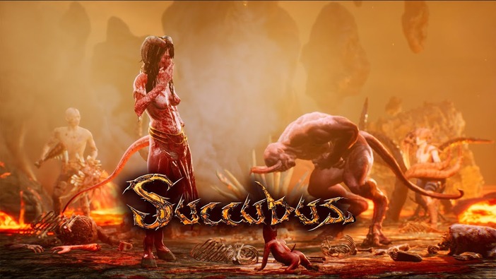 血みどろ淫魔アクション『SUCCUBUS』新ゲームプレイ映像！ 過激すぎる地獄を見よ