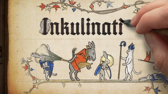 中世の写本風に描かれる動物バトルストラテジー『Inkulinati』Kickstarter開始！