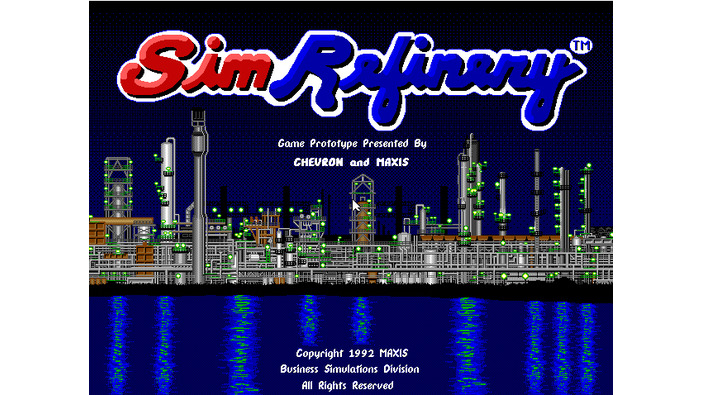 『シムシティ』で知られるMaxisが開発した幻の訓練用ソフト『SimRefinery』が発掘！