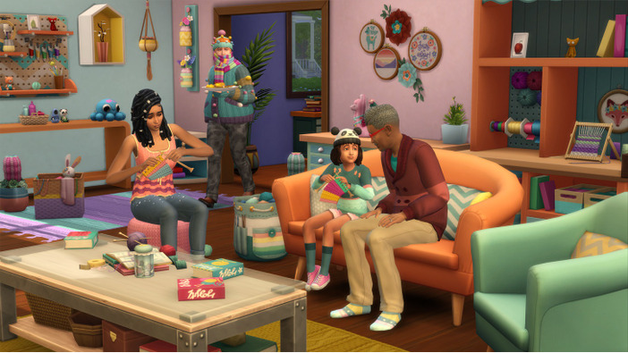 手編みのセーターを気になるあの人にプレゼント！ 『The Sims 4』新DLC「Nifty Knitting」7月28日配信予定