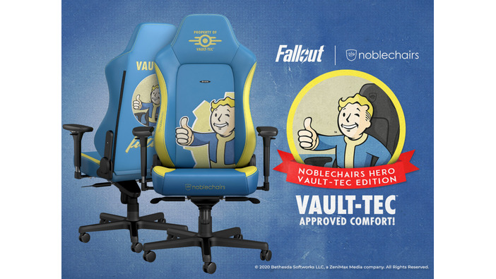 『Fallout』コラボゲーミングチェアが登場！9月9日より発売