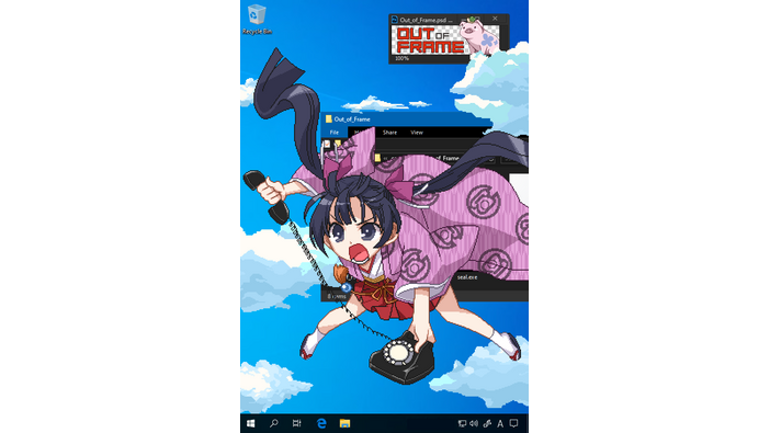 ゲームの“外側”を活かすADV『Out of Frame / ノベルゲームの枠組みを変えるノベルゲーム。』Steam版が10月15日配信！