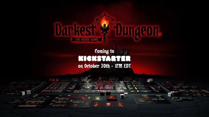 ボードゲーム版『Darkest Dungeon』のKickstarterがたった一日で100万ドル以上を調達して成功
