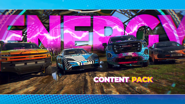 オフロードレースゲーム『DIRT 5』に4台の新車両を追加するDLC「Energy Content Pack」リリース