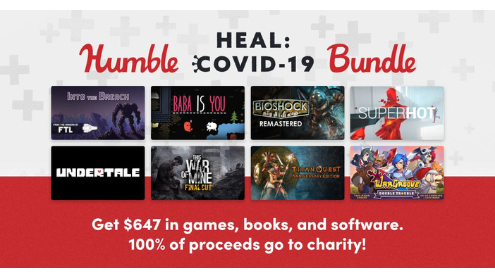 『SUPERHOT』『バイオショック リマスター』『Undertale』など数々の名作が手に入るチャリティーバンドル「Humble Heal: COVID-19 Bundle」販売開始！
