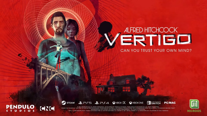 ヒッチコックの「めまい」にインスパイアされた新作ADV『Vertigo』ストーリートレイラー！