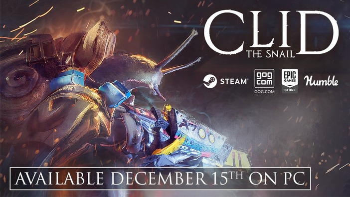 見下ろし形式カタツムリ・シューティングADV『Clid The Snail』PC版が海外12月15日発売決定