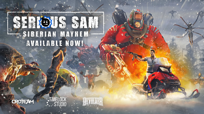 地球防衛撃ちまくりシューター『Serious Sam: Siberian Mayhem』発売！新たな武器や乗り物でシベリアの大地を駆け巡ろう