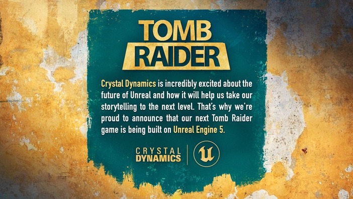 Crystal Dynamicsが『トゥームレイダー』最新作の開発に着手！「Unreal Engine 5」を採用へ