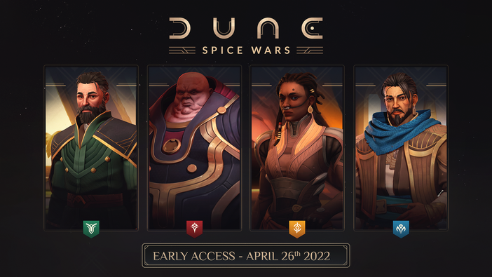 SF小説「デューン」原作4X RTS『Dune: Spice Wars』早期アクセス4月26日開始