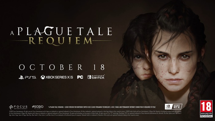 姉弟の逃避行アクションADV『A Plague Tale: Requiem』10月18日発売決定！12分程の最新ゲームプレイトレイラー公開