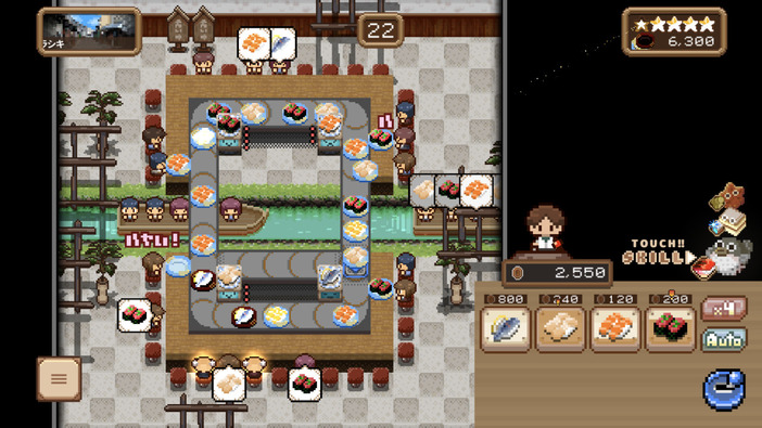 60秒でお客さんのニーズに応えよ！“最後の寿司職人”が奮闘する経営パズル『わんおぺ寿司』Steam版7月16日リリース