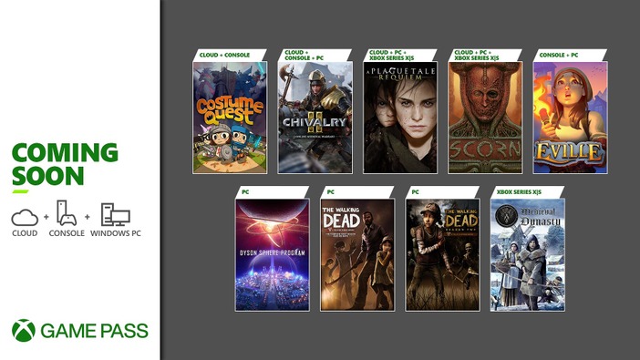 姉弟の逃避行ADV続編『A Plague Tale: Requiem』&悪夢のホラーFPS『Scorn』含み新作4本登場！「Xbox / PC Game Pass」2022年10月前半ラインナップ