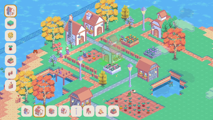パステルカラーの街を作り、ただただ眺める癒やしのサンドボックスゲーム『Gourdlets』デモ版公開！