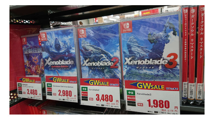 ゲオ店舗のGWセールは『ゼノブレイド』3作品がお買い得、PS5/PS4ソフトも！ 告知だけじゃ分からないお得ソフトを現地調査＆ご紹介