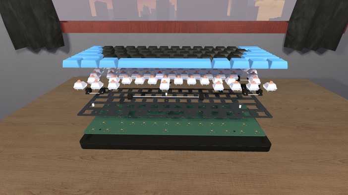自分だけのキーボード製作シム『Mechanical Keyboard Building Simulator』Steamにてストア公開