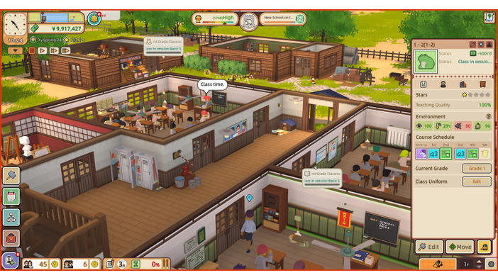 母校を再建する3Dローポリ学校経営シム『Let's School』7月27日リリース―詰め込み型か自由な校風か？校長として理想のアカデミーを実現