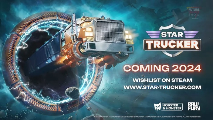 宇宙船で輸送トラックシムな『Star Trucker』最新ゲームプレイ映像―2024年発売予定【gamescom2023 Future Games Show速報】