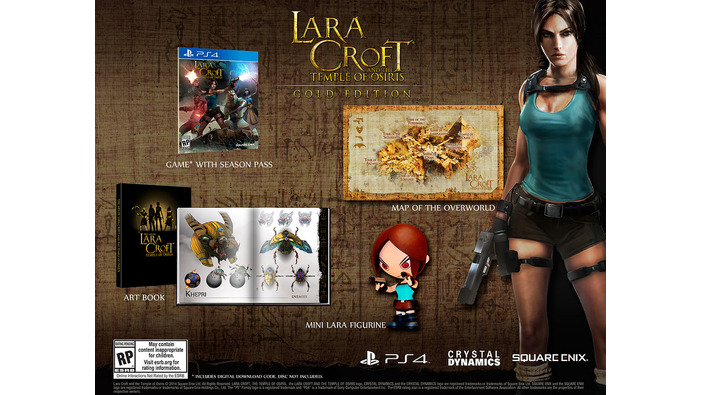 『Lara Croft and the Temple of Osiris Gold Edition』の特典内容が発表、クールな追加スキンイメージも