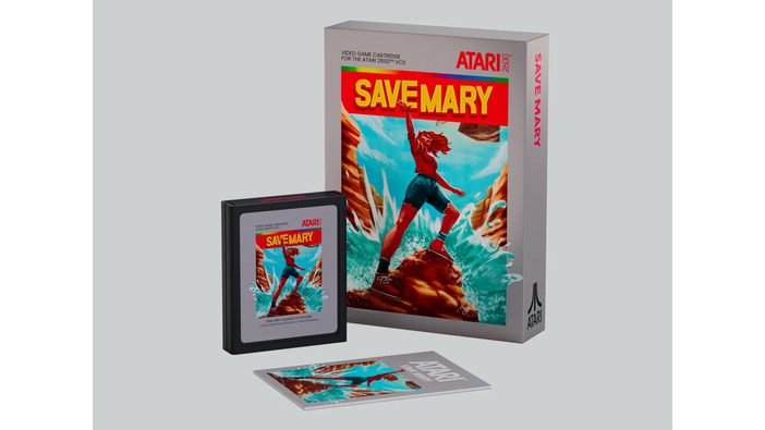 約46年前のゲーム機「Atari 2600」向けの新作”公式”ゲーム『Save Mary』発売決定！