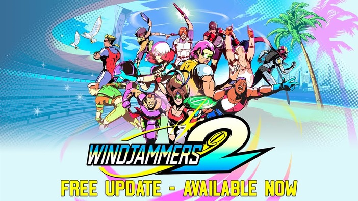名作スポーツ続編『Windjammers 2 - フライングパワーディスク』新キャラ・ロビー・クロスプレイ追加等大型無料アプデ配信開始