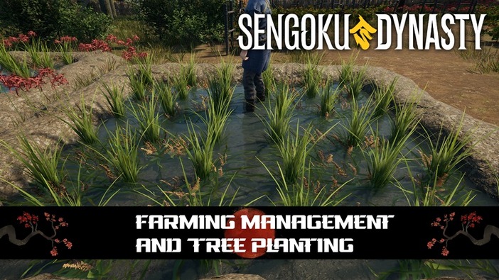 封建時代舞台のオープンワールド生活SLG『Sengoku Dynasty』村人に農業の指示を出せるように！農業&樹木関連の最新アップデート配信